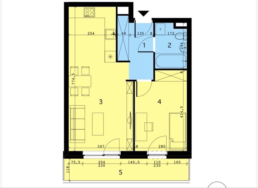 Mieszkanie 2-pokojowe Gniezno, ul. Elizy Orzeszkowej. Zdjęcie 2