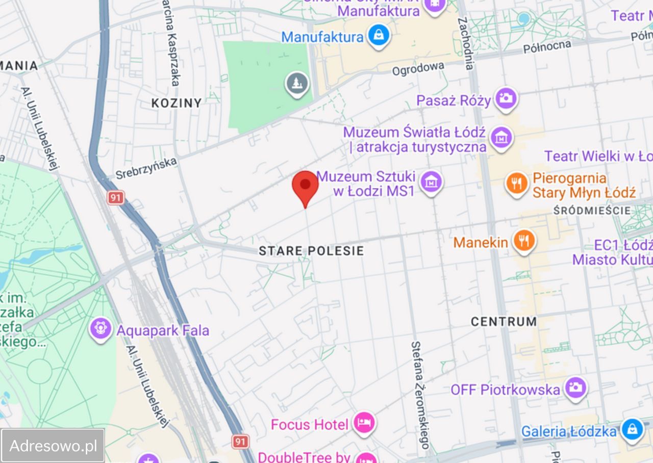 Mieszkanie 3-pokojowe Łódź Stare Polesie, al. 1 Maja. Zdjęcie 9