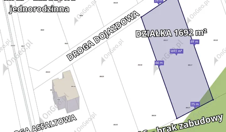 Działka budowlana Szczytno