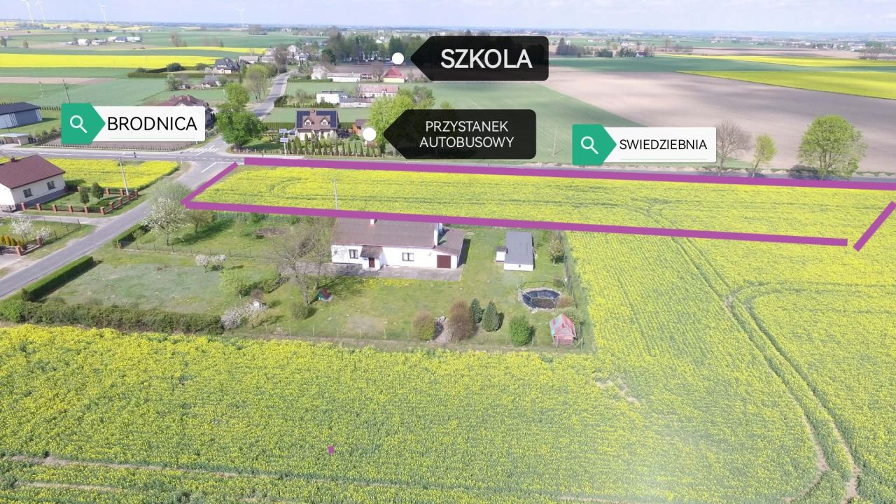 Działka rolno-budowlana Gortatowo