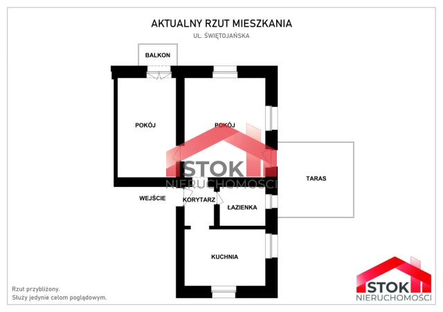Mieszkanie 2-pokojowe Białystok, ul. Świętojańska. Zdjęcie 21