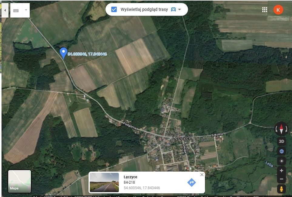 Działka budowlana Łęczyce, ul. Podgórna. Zdjęcie 3