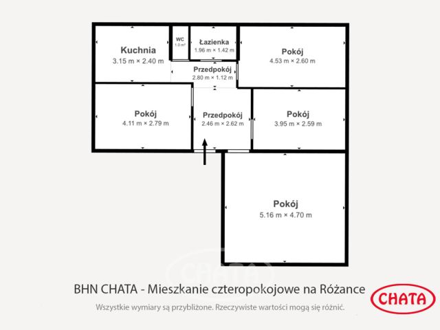 Mieszkanie 4-pokojowe Wrocław Różanka, ul. Bezpieczna. Zdjęcie 24