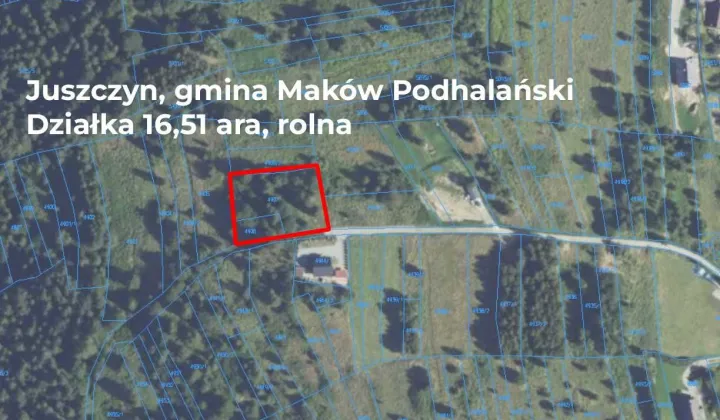 Działka rolna Juszczyn