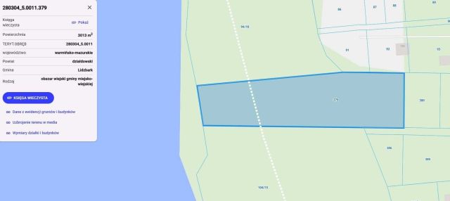 Działka budowlana Kiełpiny. Zdjęcie 2