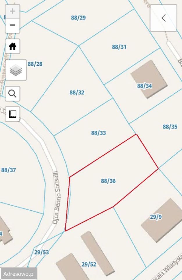 Działka budowlana Nysa, ul. Ojca Benno Sonsalli. Zdjęcie 2