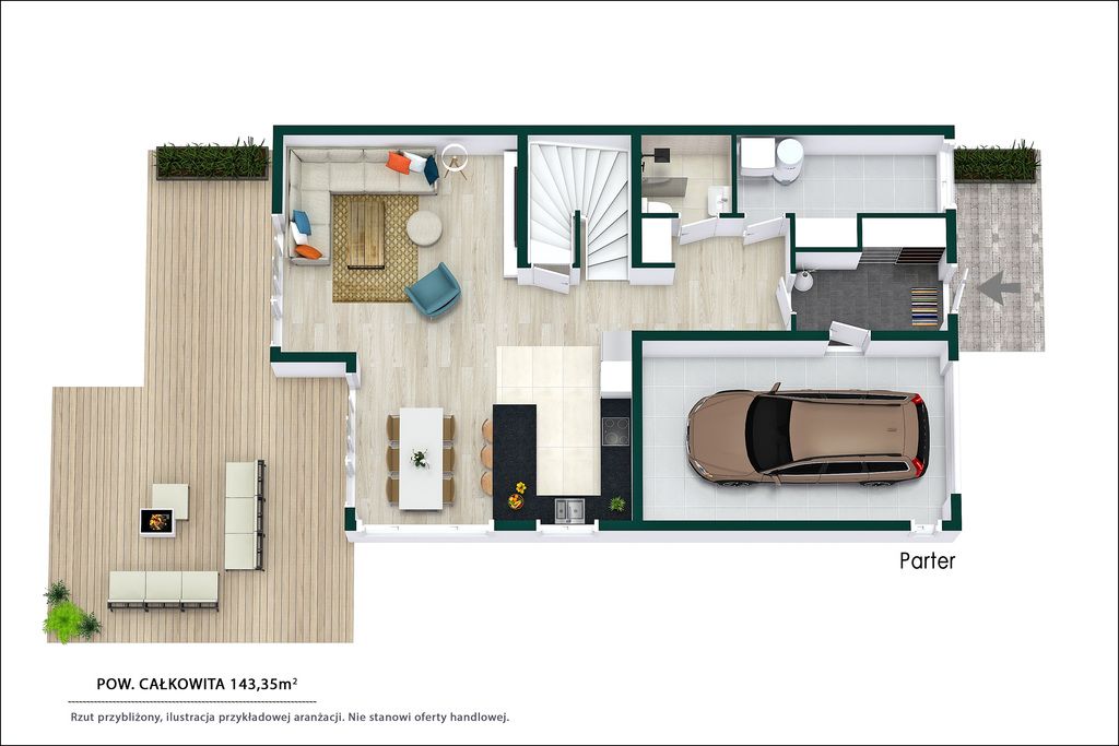 bliźniak, 4 pokoje Piaseczno. Zdjęcie 48