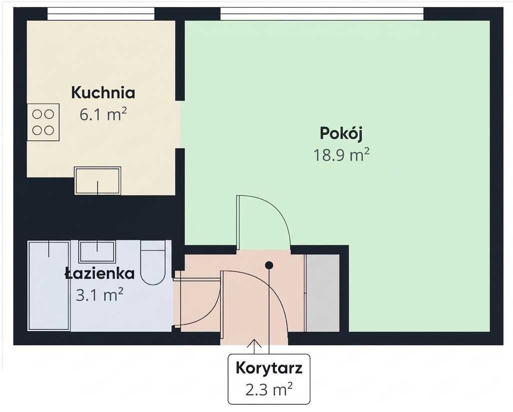 Mieszkanie 1-pokojowe Warszawa Stegny, ul. Marsylska. Zdjęcie 9