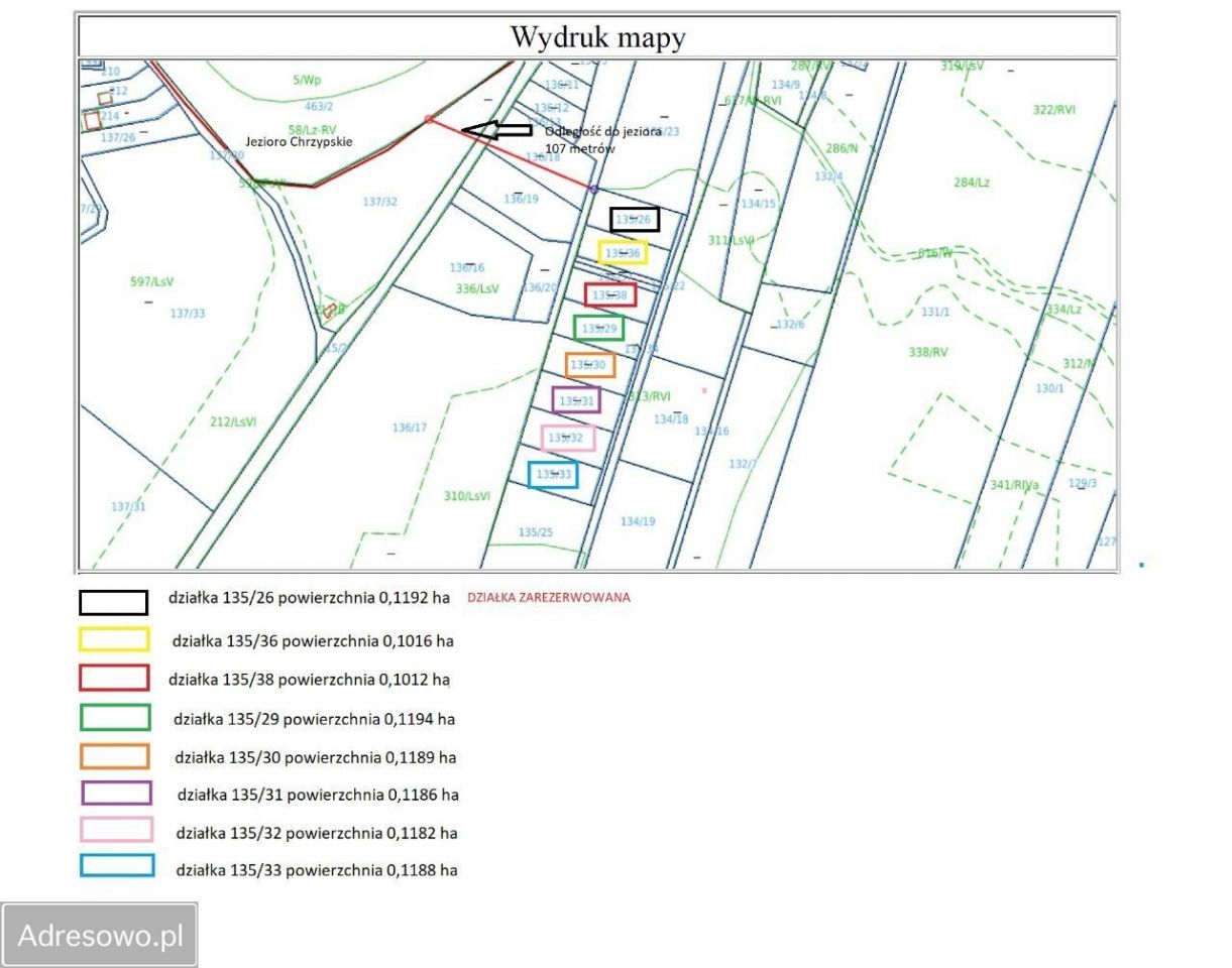 Działka rekreacyjna Chrzypsko Małe. Zdjęcie 4
