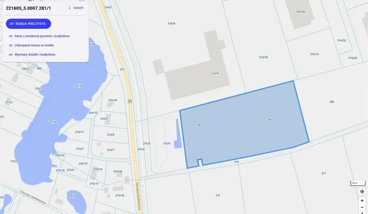 Działka inwestycyjna Sztum, ul. Sienkiewicza