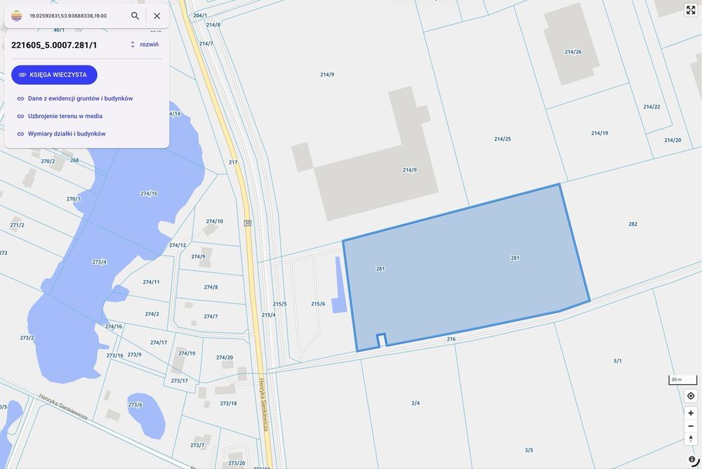 Działka inwestycyjna Sztum, ul. Sienkiewicza. Zdjęcie 1