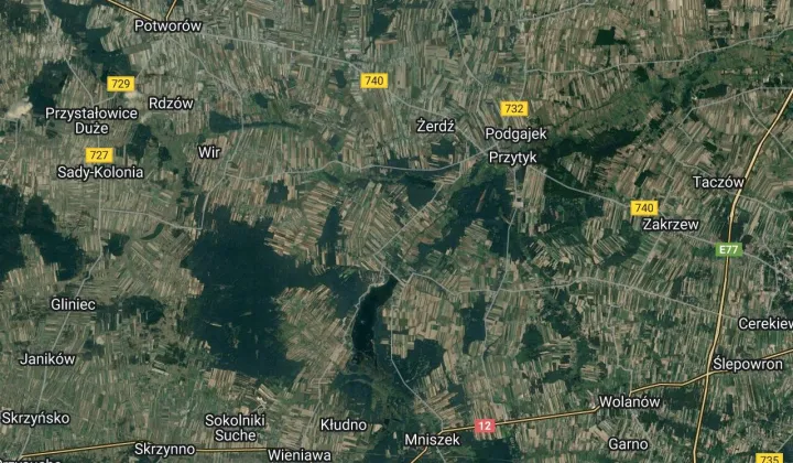 Działka budowlana Domaniów Zagóra, ul. Cyprysowa