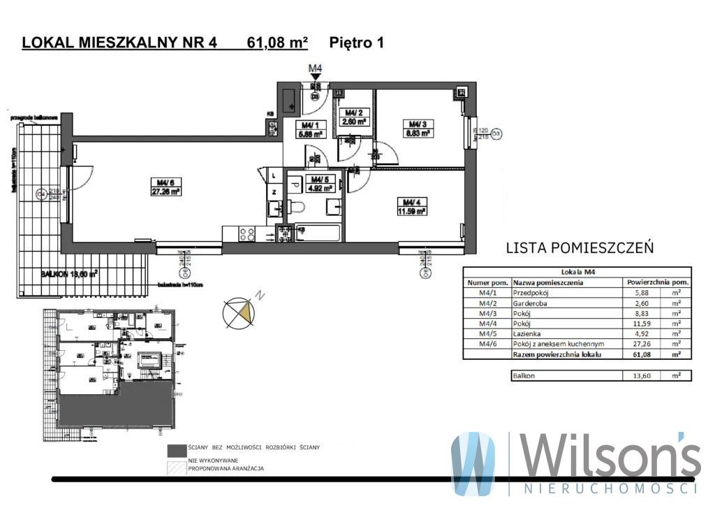 Mieszkanie 4-pokojowe Rumia, ul. Kosynierów. Zdjęcie 5