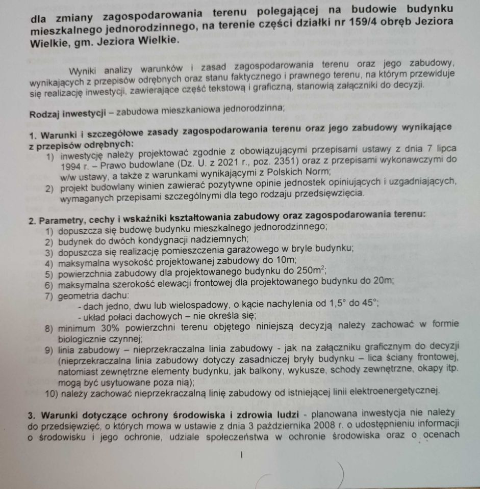 Działka budowlana Jeziora Wielkie. Zdjęcie 5