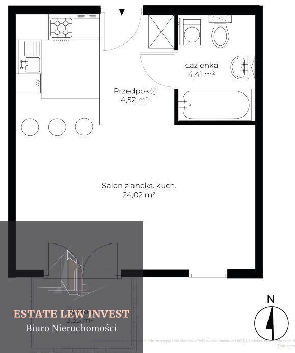 Mieszkanie 2-pokojowe Kraków, ul. Bukowa. Zdjęcie 10