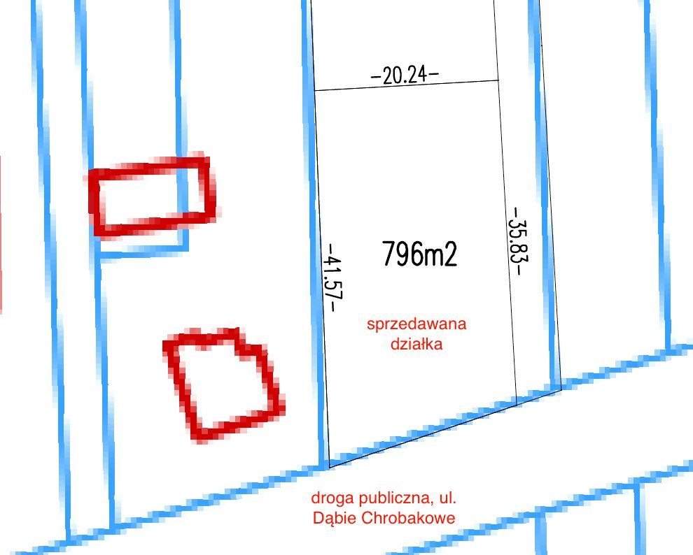 Działka budowlana Dąbie. Zdjęcie 2