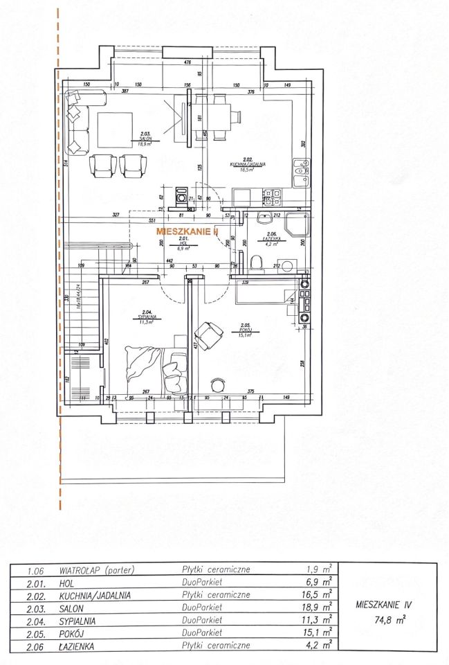 Mieszkanie 4-pokojowe Krotoszyn, os. Księżycowe. Zdjęcie 11