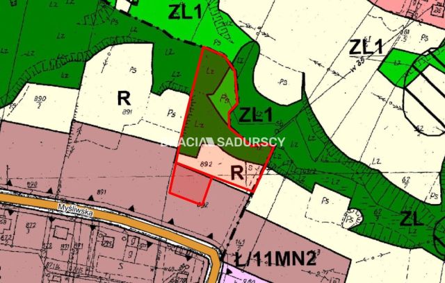 Działka rolna Siepraw. Zdjęcie 3