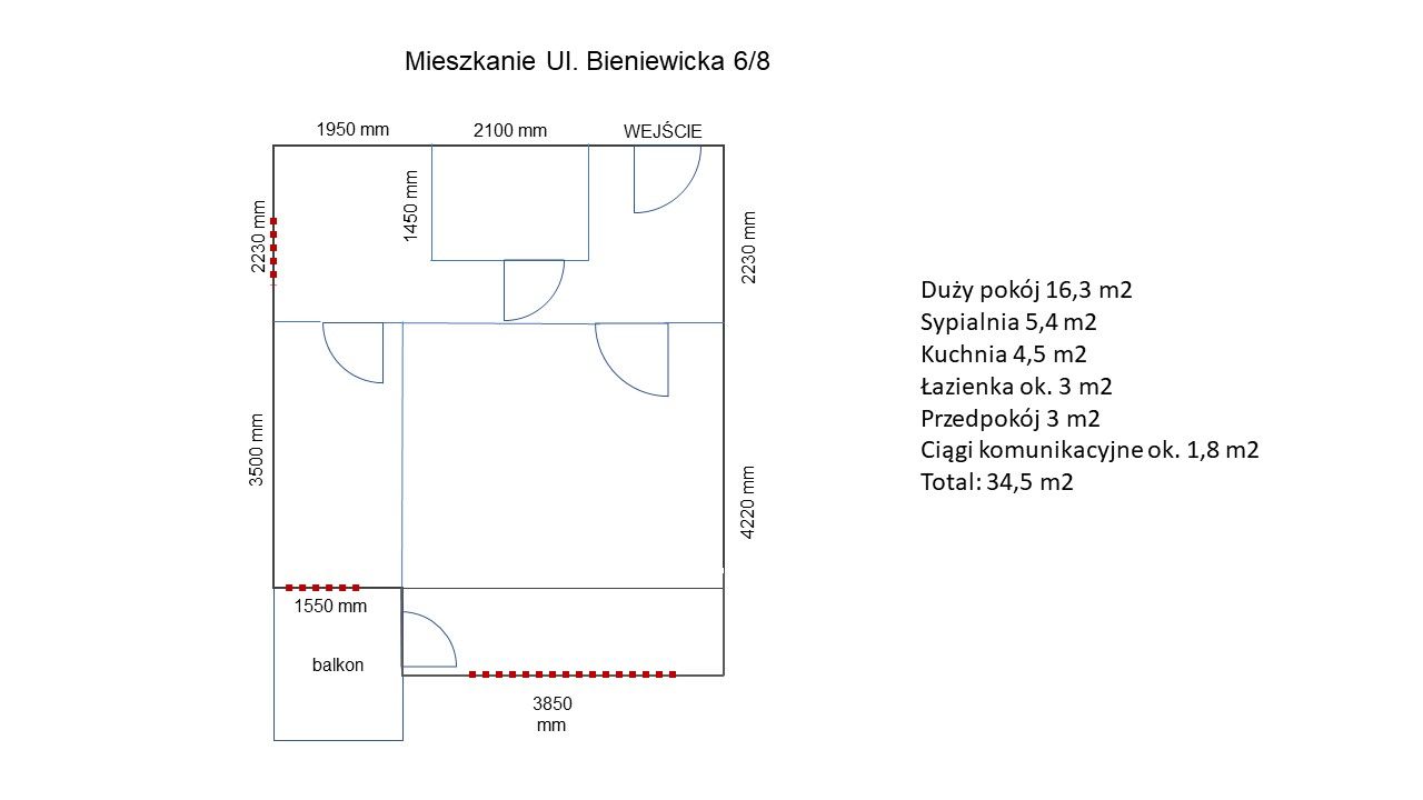 Mieszkanie 2-pokojowe Warszawa Żoliborz, ul. Bieniewicka. Zdjęcie 7