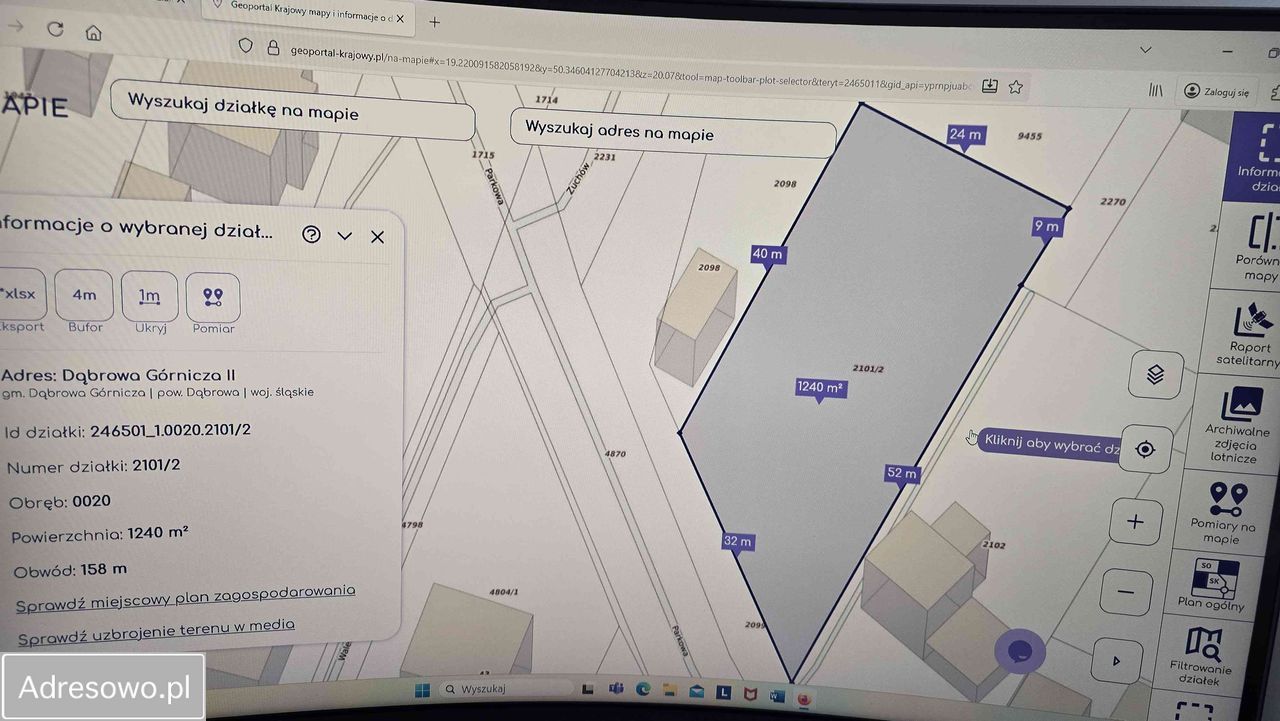 Działka budowlana Dąbrowa Górnicza Pogoria, ul. Pogoria. Zdjęcie 2
