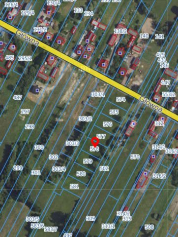 Działka budowlana Stare Grabie, ul. Główna. Zdjęcie 1