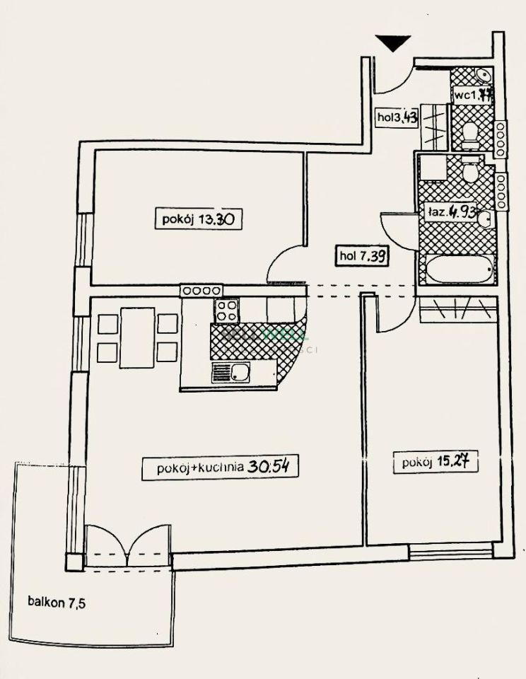 Mieszkanie 3-pokojowe Wrocław Klecina, ul. Cukrowa. Zdjęcie 20