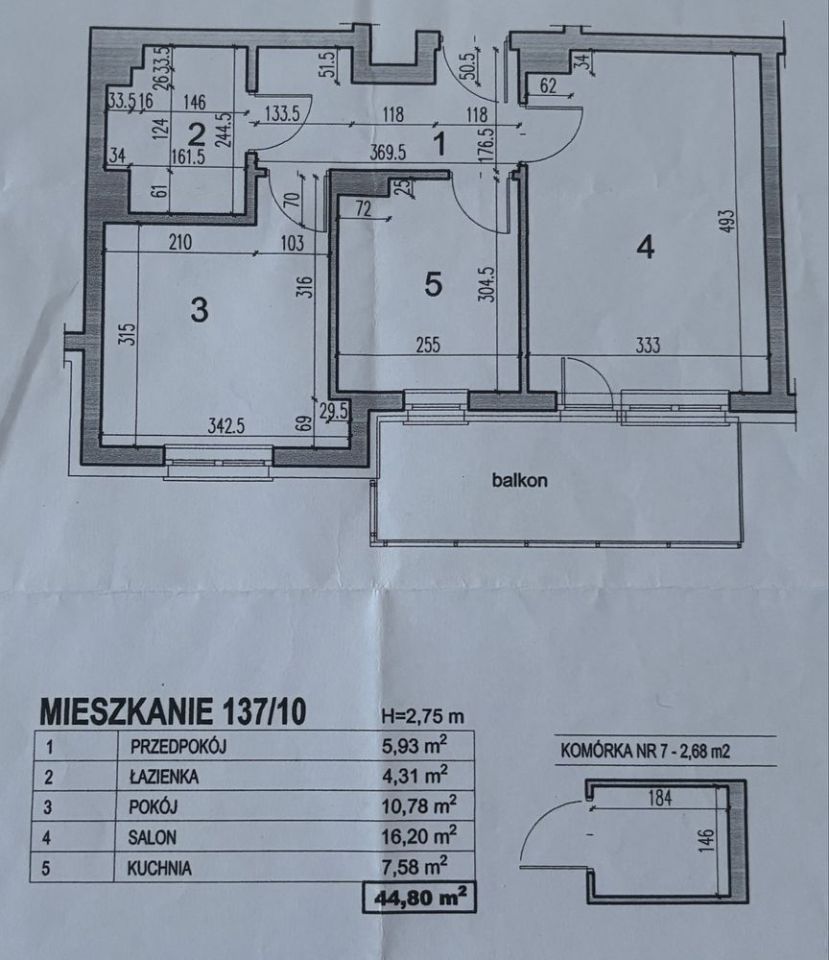 Mieszkanie 2-pokojowe Oława, ul. Jarosława Iwaszkiewicza. Zdjęcie 7