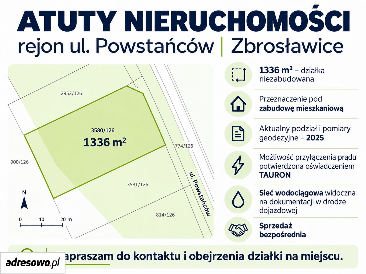 Działka budowlana Zbrosławice, ul. Powstańców. Zdjęcie 5
