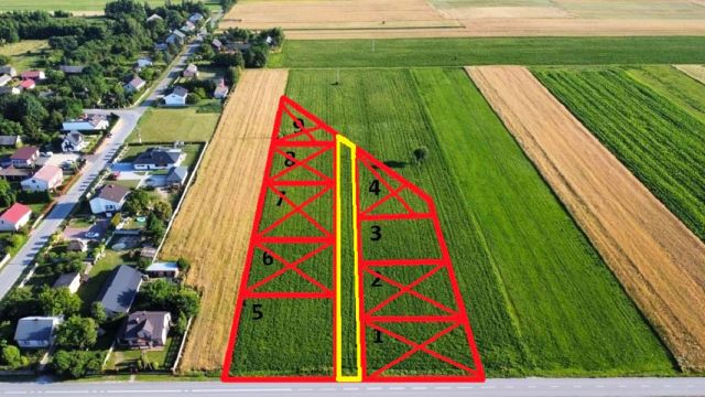 Działka budowlana Stanisławice. Zdjęcie 1