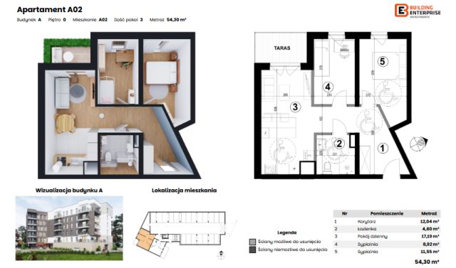 Mieszkanie 3-pokojowe Oświęcim Wysokie Brzegi. Zdjęcie 3