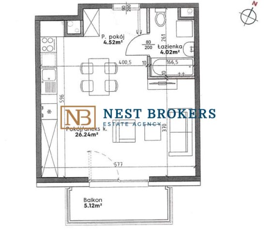 Mieszkanie 1-pokojowe Kraków Krowodrza, ul. Piaszczysta. Zdjęcie 16