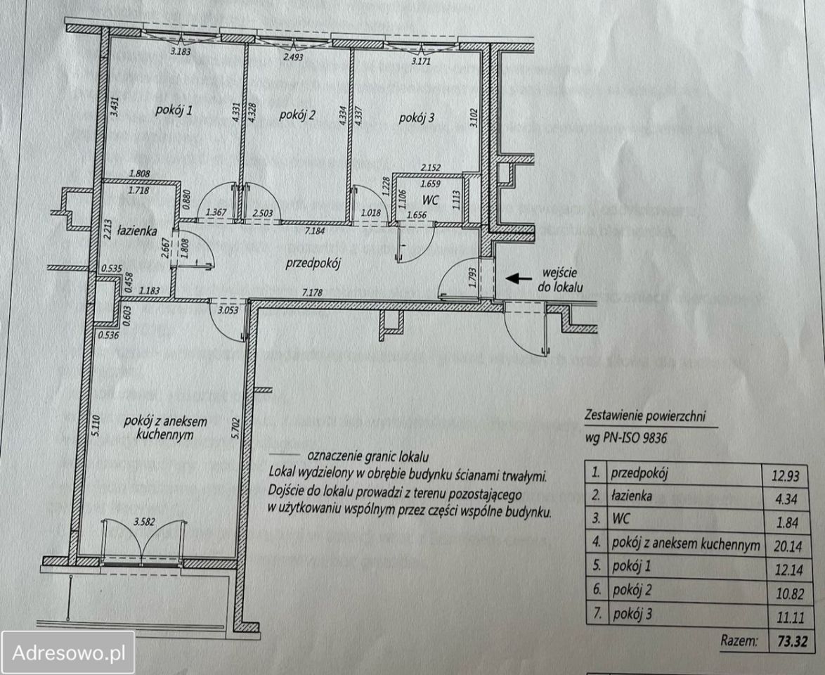 Mieszkanie 4-pokojowe Kraków Mistrzejowice. Zdjęcie 20