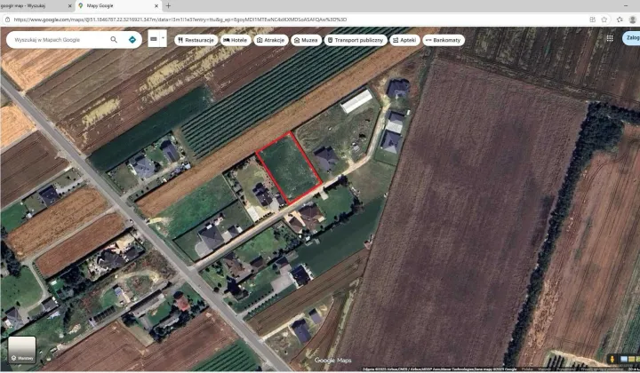 Działka budowlana Zosin