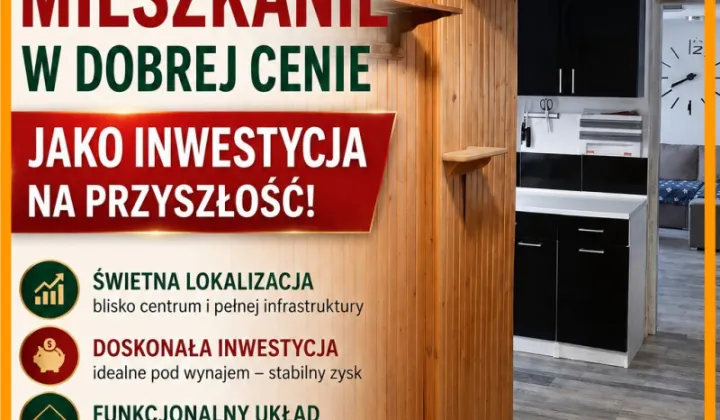 Mieszkanie 2-pokojowe Grudziądz