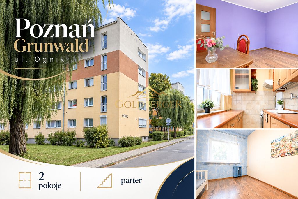 Mieszkanie 2-pokojowe Poznań Grunwald, ul. Ognik. Zdjęcie 1