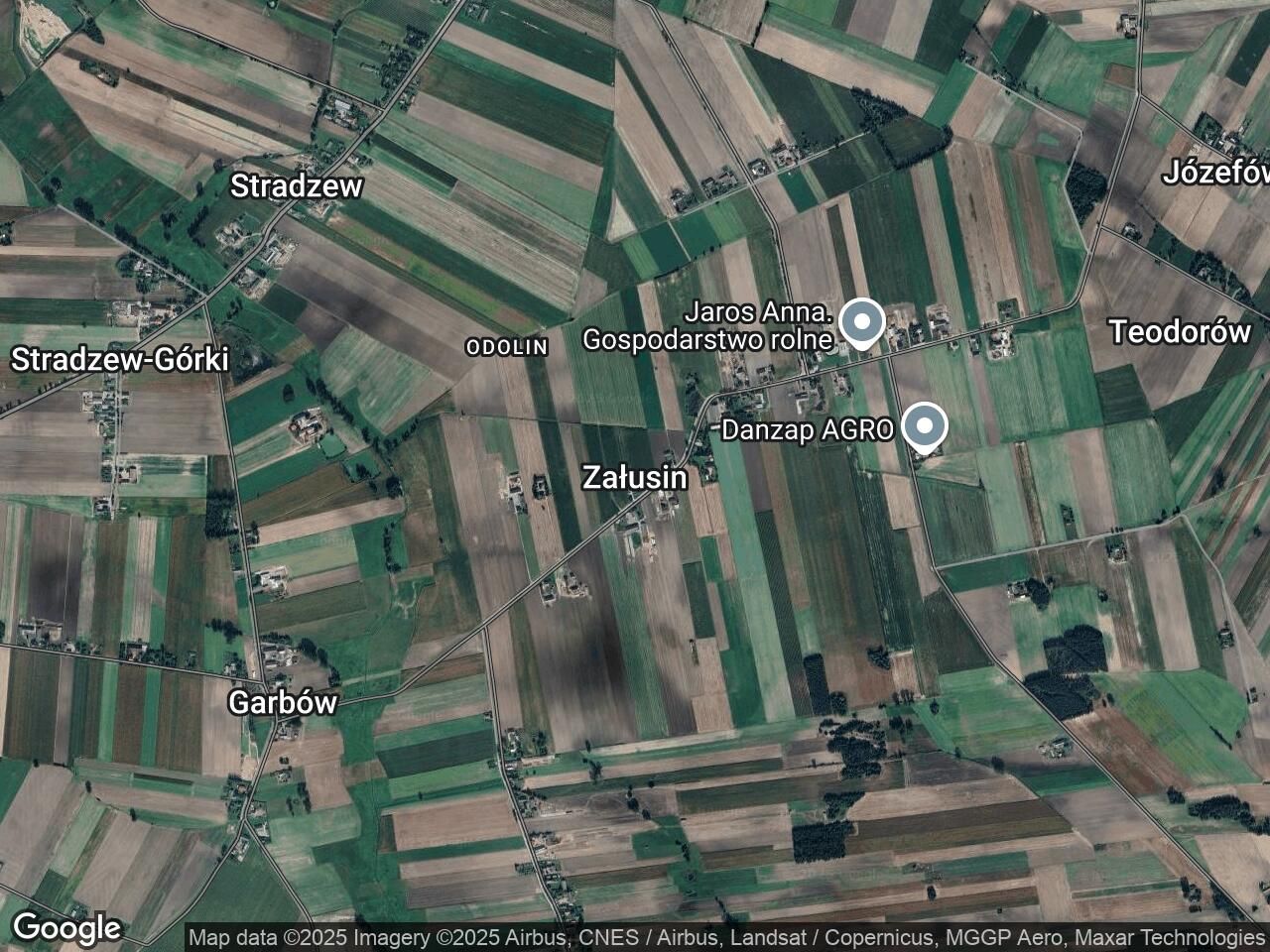 Działka budowlana Załusin