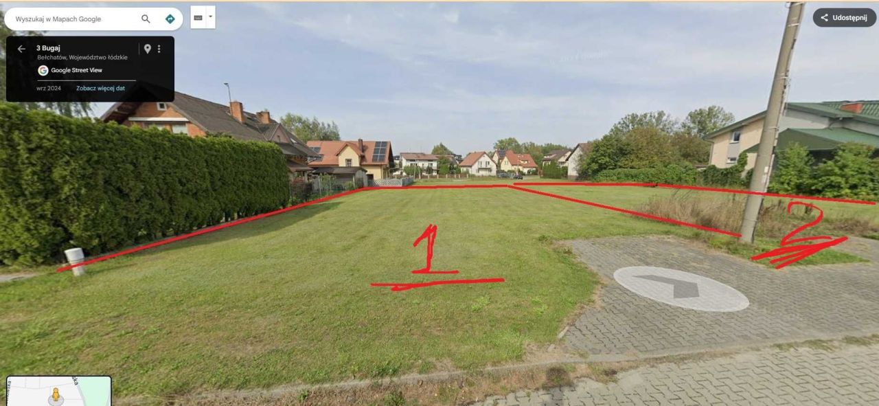 Działka budowlana Bełchatów Grocholice, ul. Bugaj. Zdjęcie 6