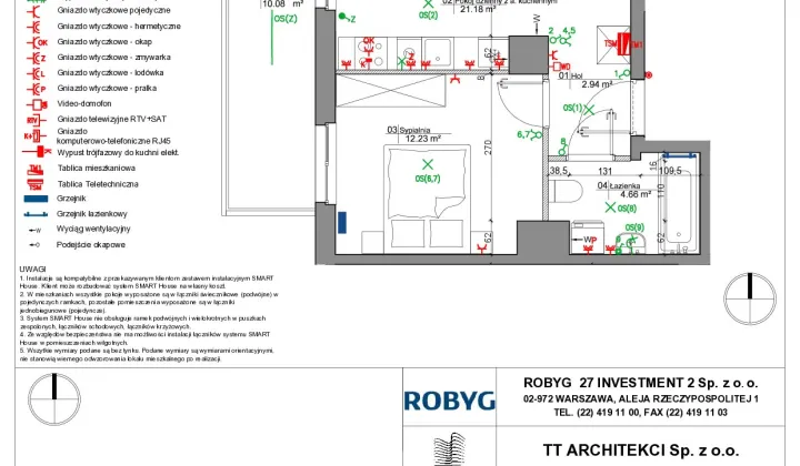 Mieszkanie 2-pokojowe Warszawa Ursynów, ul. Hilarego Koprowskiego