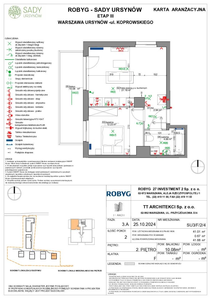 Mieszkanie 2-pokojowe Warszawa Ursynów, ul. Hilarego Koprowskiego. Zdjęcie 1