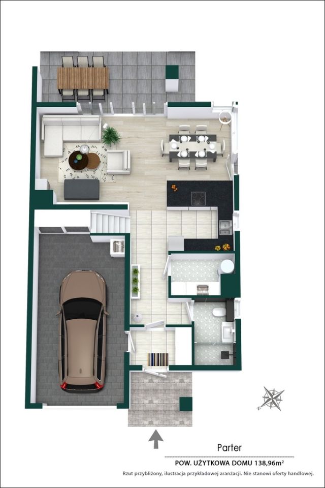 bliźniak, 5 pokoi Dosin. Zdjęcie 28