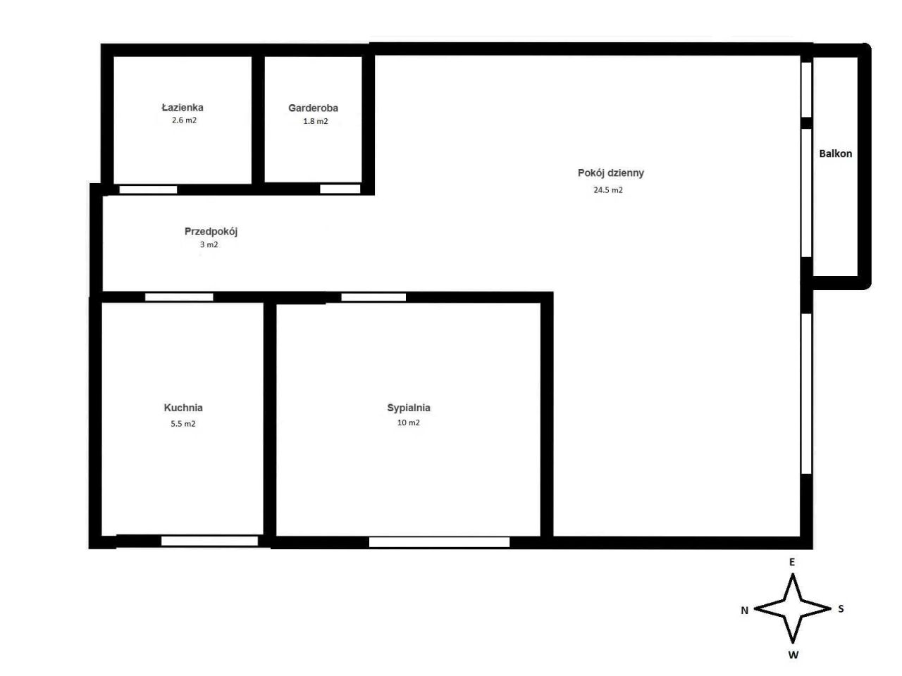 Mieszkanie 2-pokojowe Łódź Górna, ul. Piękna. Zdjęcie 7