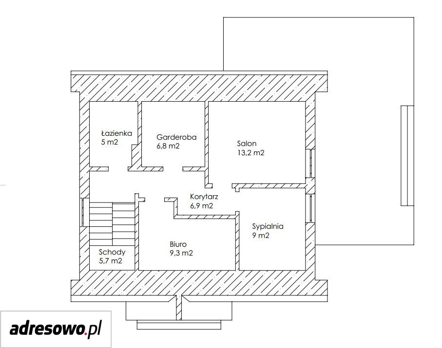 dom wolnostojący, 3 pokoje Połczyno, ul. Sosnowa. Zdjęcie 22