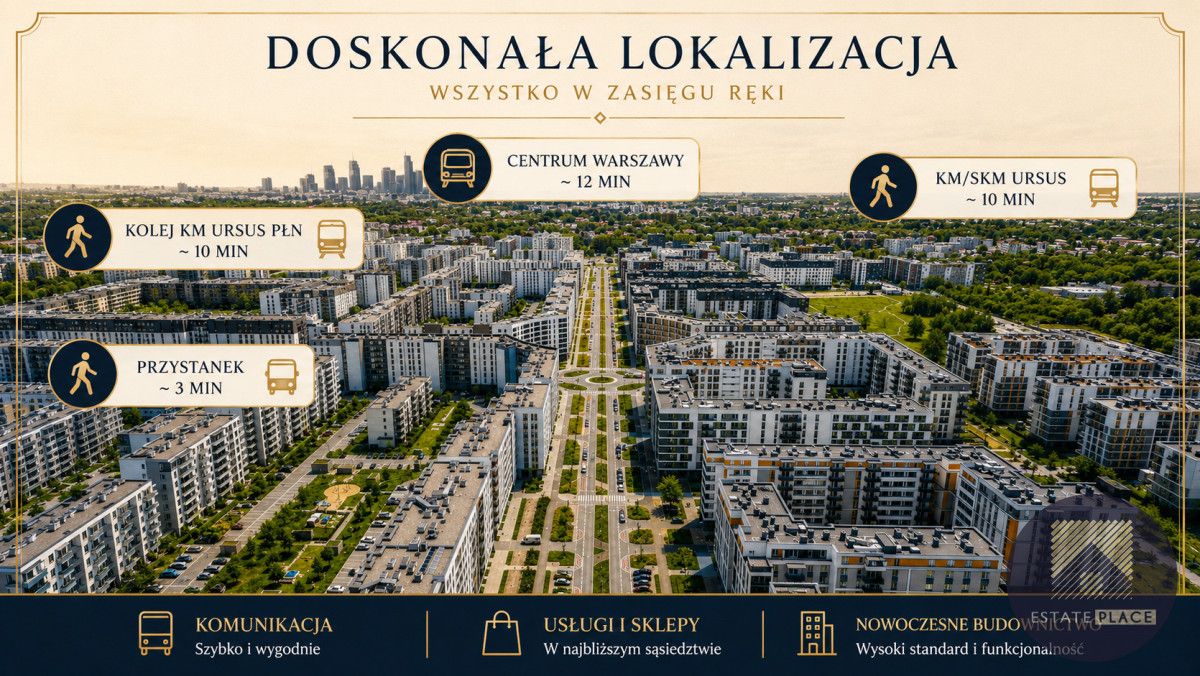 Mieszkanie 2-pokojowe Warszawa Ursus, ul. Edwarda Habicha. Zdjęcie 12