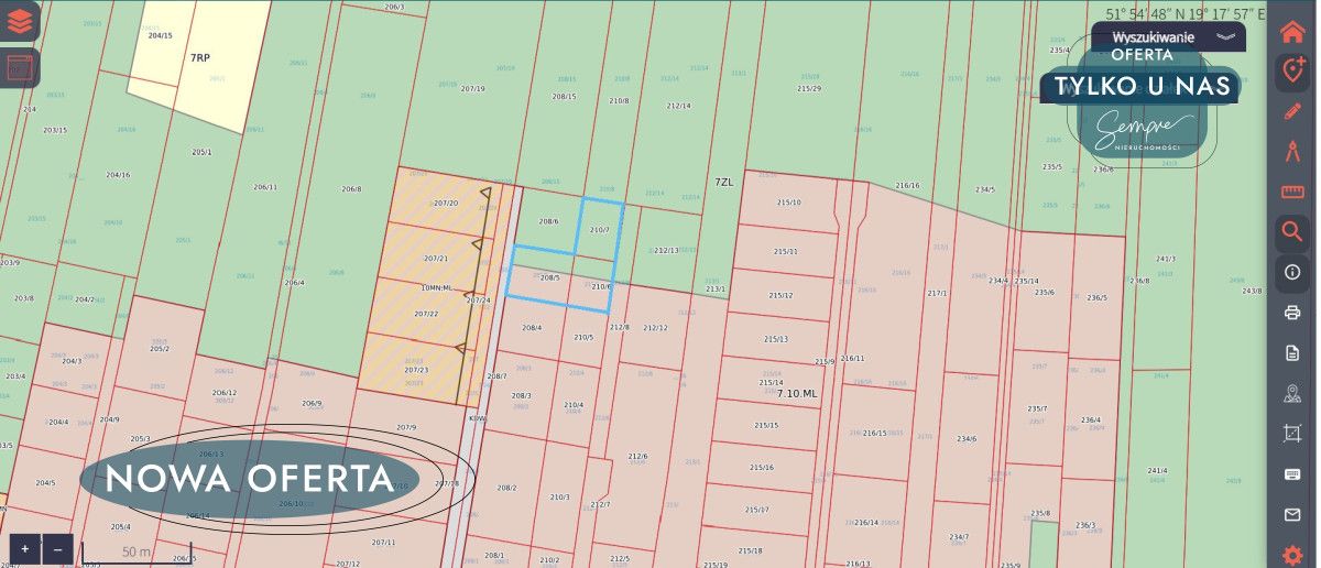 Działka budowlana Orła, ul. Szmaragdowa. Zdjęcie 8