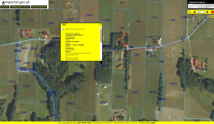 Działka inwestycyjna Kowalowa, Kowalowa