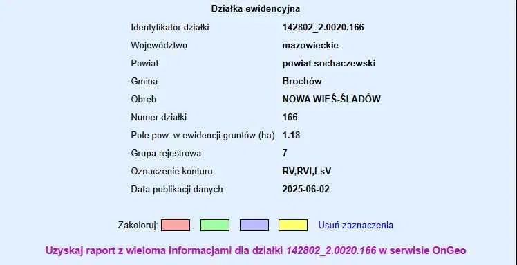 Działka rolna Nowa Wieś-Śladów. Zdjęcie 8
