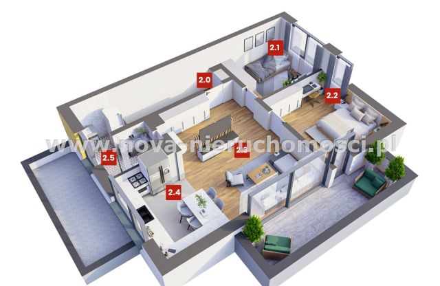 Mieszkanie 3-pokojowe Rybnik Zamysłów. Zdjęcie 13