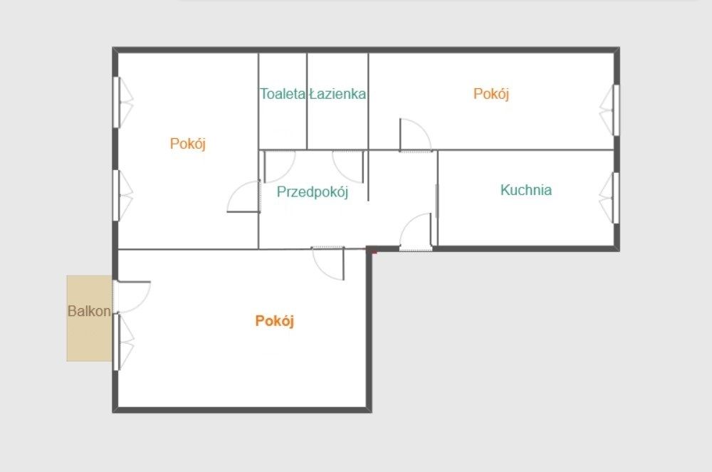 Mieszkanie 3-pokojowe Rzeszów, ul. płk. Kazimierza Iranka-Osmeckiego. Zdjęcie 7