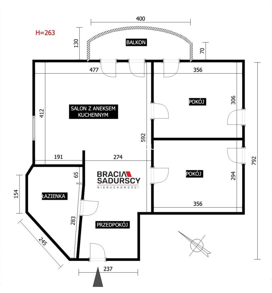 Mieszkanie 3-pokojowe Kraków Dębniki, ul. Torfowa. Zdjęcie 30