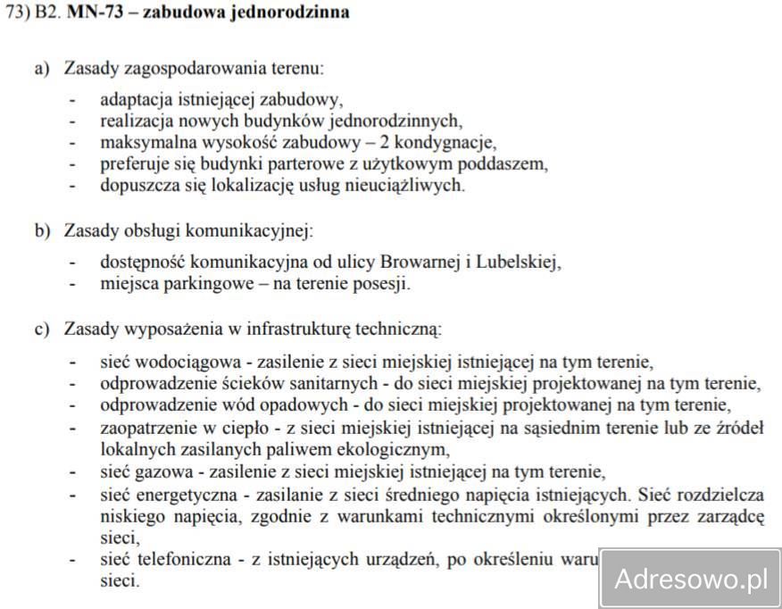 Działka inwestycyjna Chełm, ul. Lubelska. Zdjęcie 7